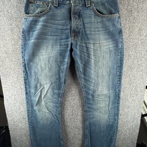 Nudie Jeans Men Denim Jeans Regular Ralf Cotton Blue NJ790 Adult ACTL 34X34